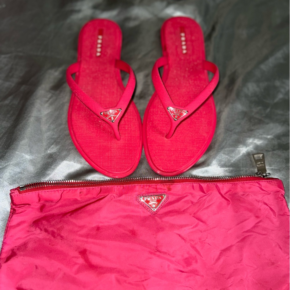 Prada Flip Flops